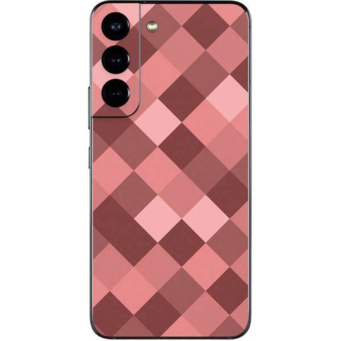 Autumn Red Geometric Galaxy S22 Skin